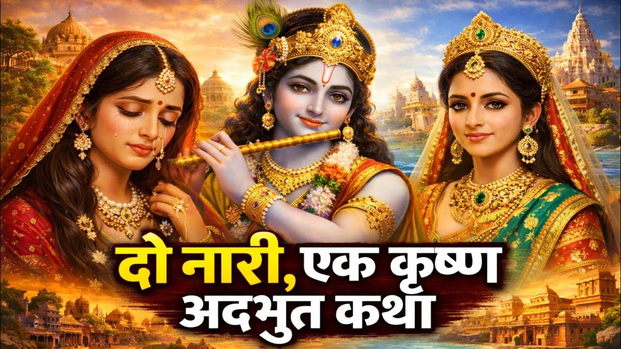 दो नारी, एक कृष्ण | राधा और रुक्मिणी की अद्भुत प्रेम कथा | Krishna Love Story