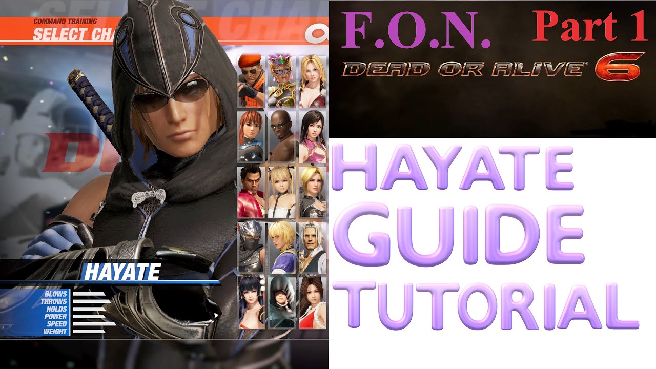 Dead or Alive 6: Учебное пособие по HAYATE