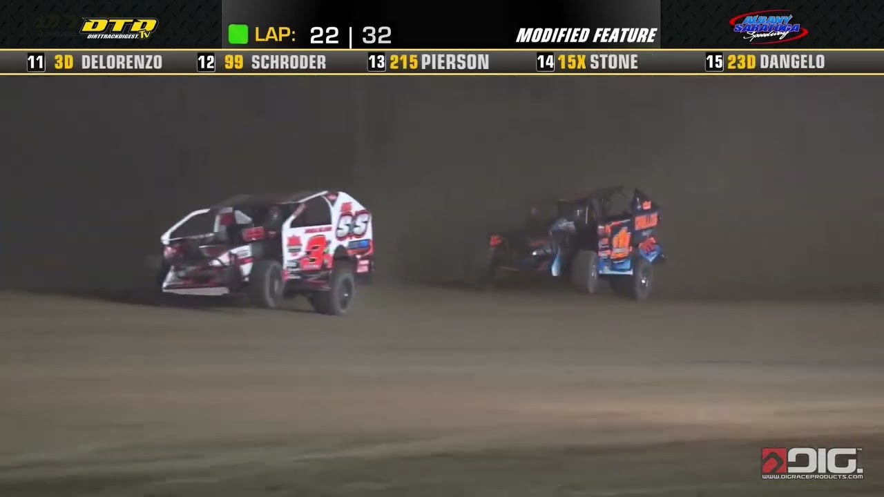Albany-Saratoga Speedway | Modified Feature Highlights | 7/25/25
