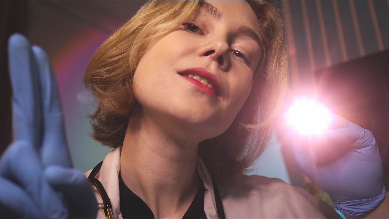 💊АСМР вызов врача на дом┃медицинский осмотр┃ASMR doctor role play