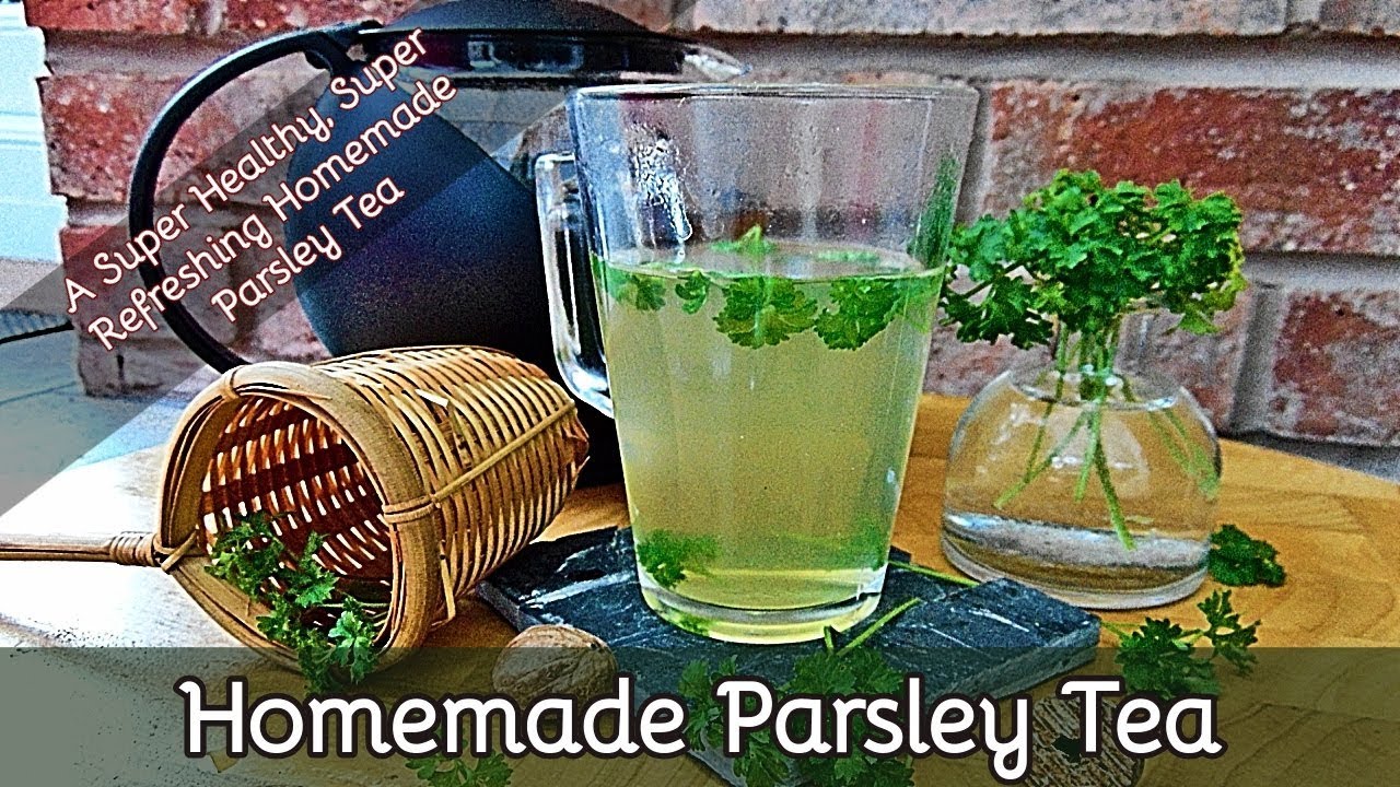 How to Make Parsley Tea | With Fresh Parsley and Ginger Root