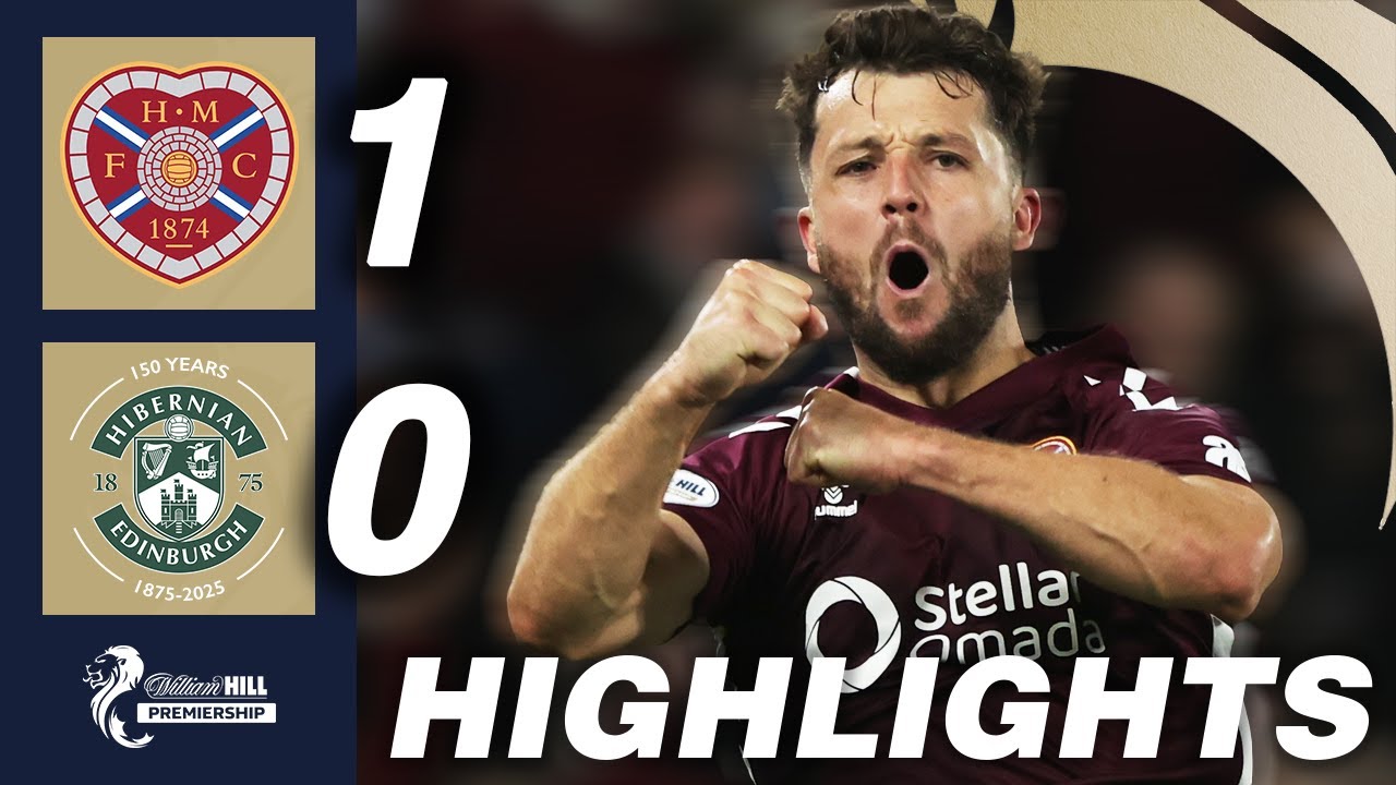 Heart of Midlothian 1-0 Hibernian | HIGHLIGHTS | William Hill Premiership