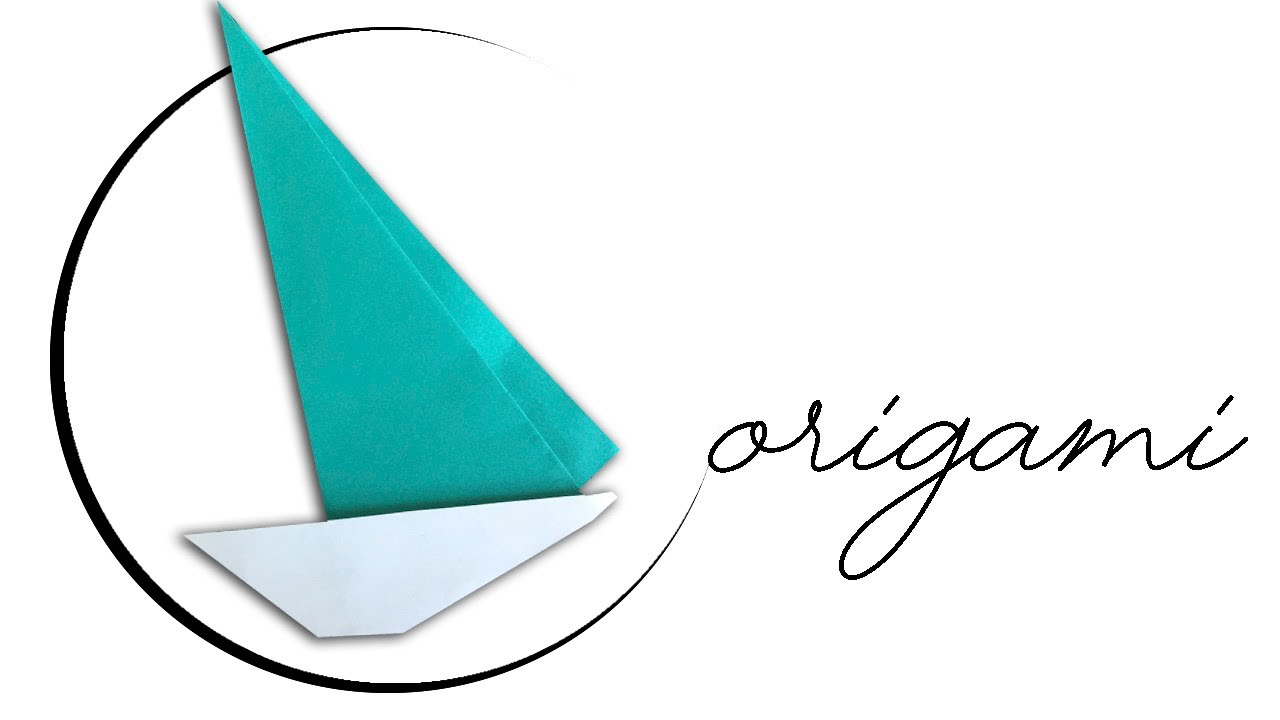 Velero de papel | Origami (Fácil)