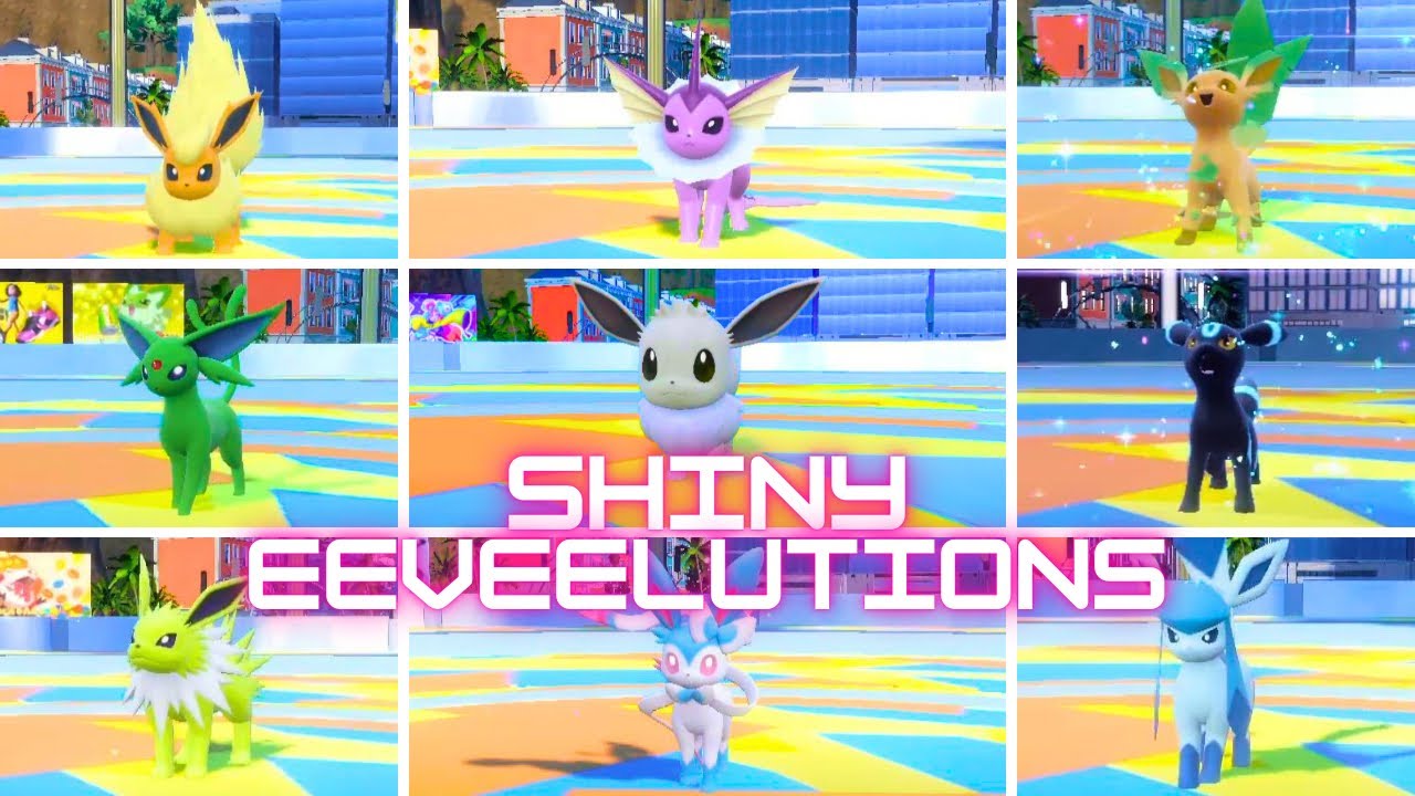 ✨Getting ALL SHINY Eeveelutions✨| Pokémon Scarlet and Violet