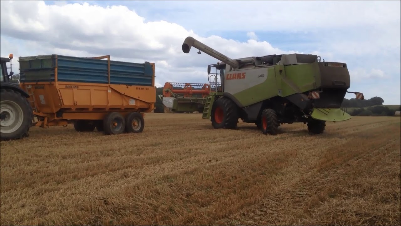 ETA CARDIET - Moisson août 2017 Claas lexion 540