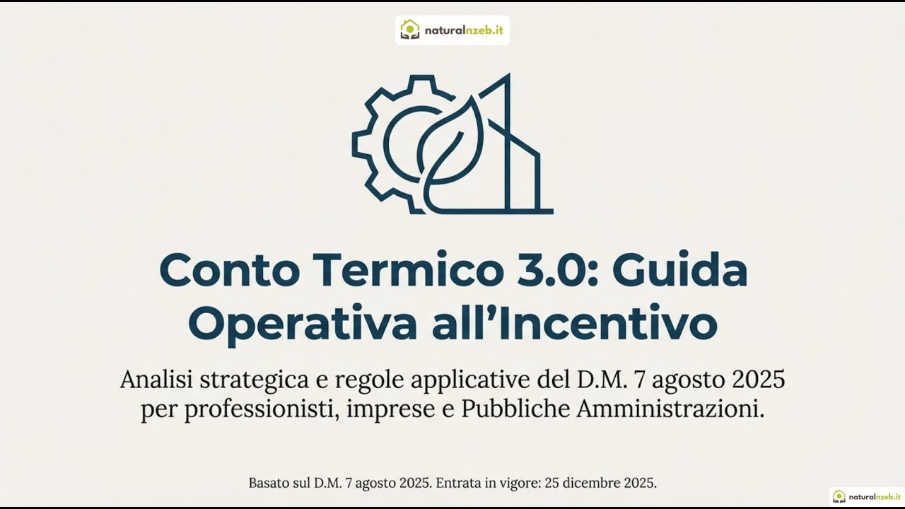 Conto Termico 3.0 Ecco le Regole Applicative GSE
