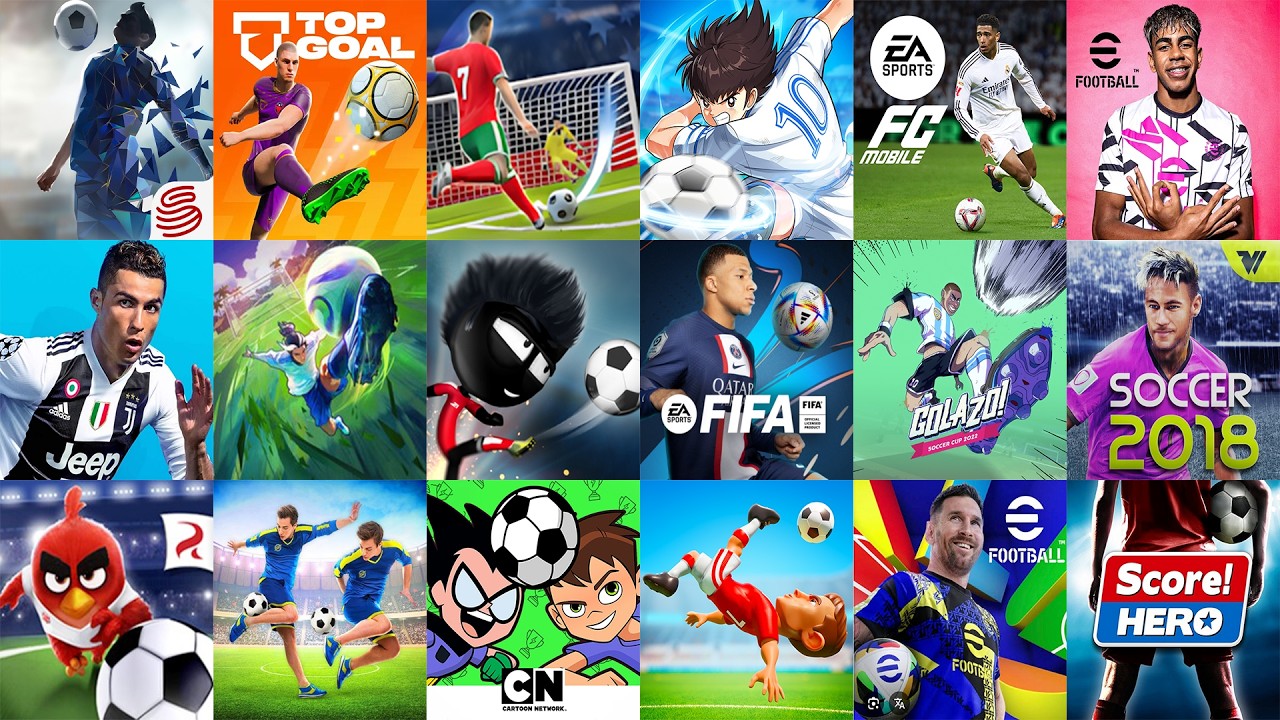 Top 25 des meilleurs jeux de football sur Android et iOS (2026)