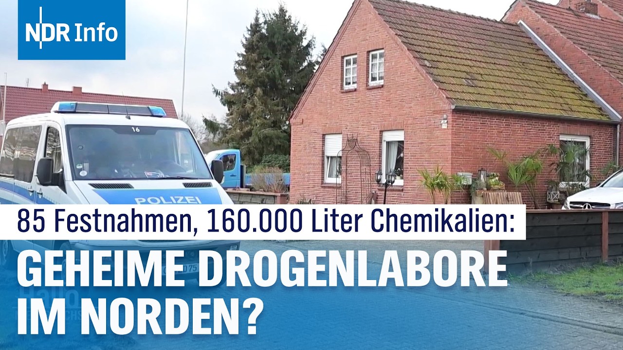 Operation Nexus: Riesiger Drogenring zerschlagen - und ein Labor direkt im Wohngebiet? | NDR Info