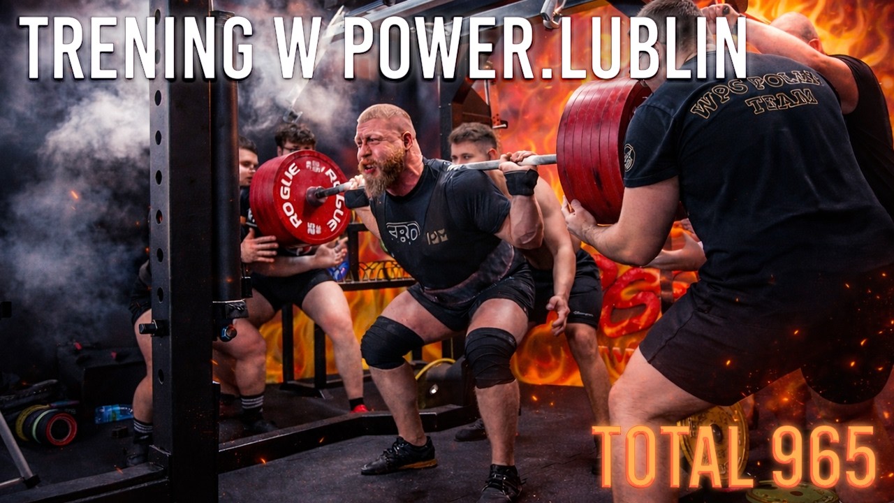 Trening w Lublinie, total 965 kg