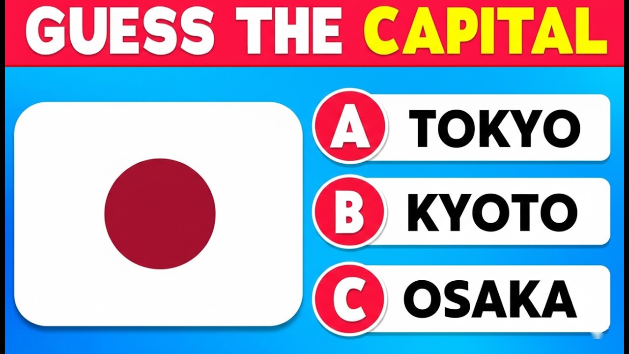 Country Quiz: 100 Capitals in 8 Seconds