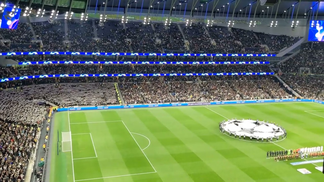 Tottenham Champions League Anthem v Frankfurt