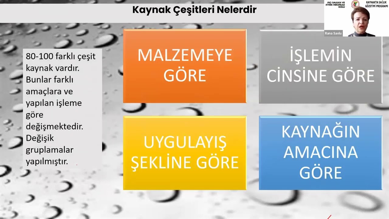 Kaynak nedir, çeşitleri nelerdir? Tehlikeleri nelerdir?- Dr.Rana Savlu