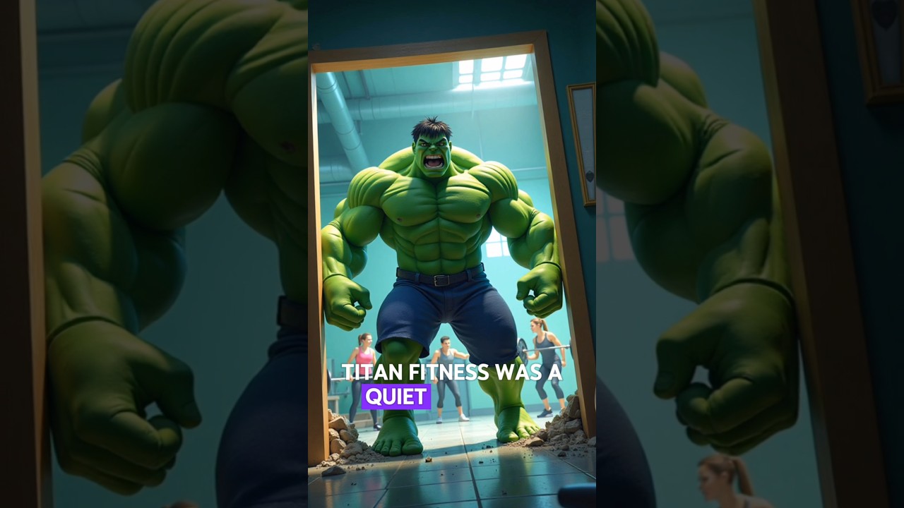 Hulk as a Gym Trainer | Just lift like this! smashes weights