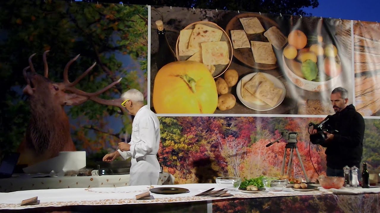 Paolo Teverini * Show Cooking intro Cibo by Steve McCurry Musei San Domenico Forlì (I) Jambon Gris