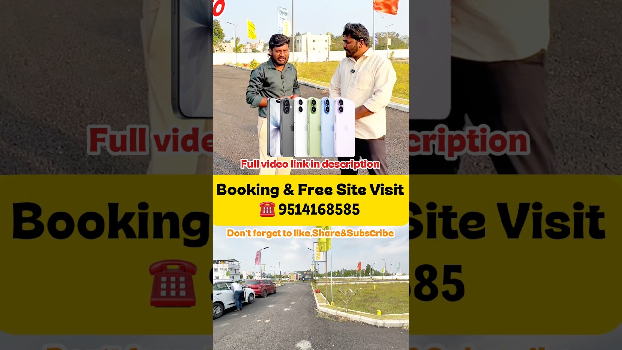 iPhone & Cement Bags free | Low budget plot & Villa sale in Chennai Urapakkam #shortsfeed #shorts