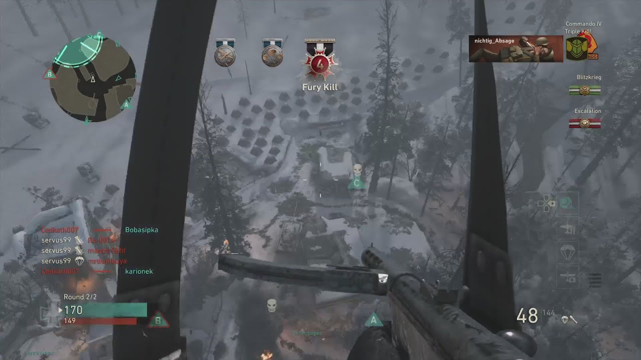 WW2: Solo 219 Kills in Groundwar