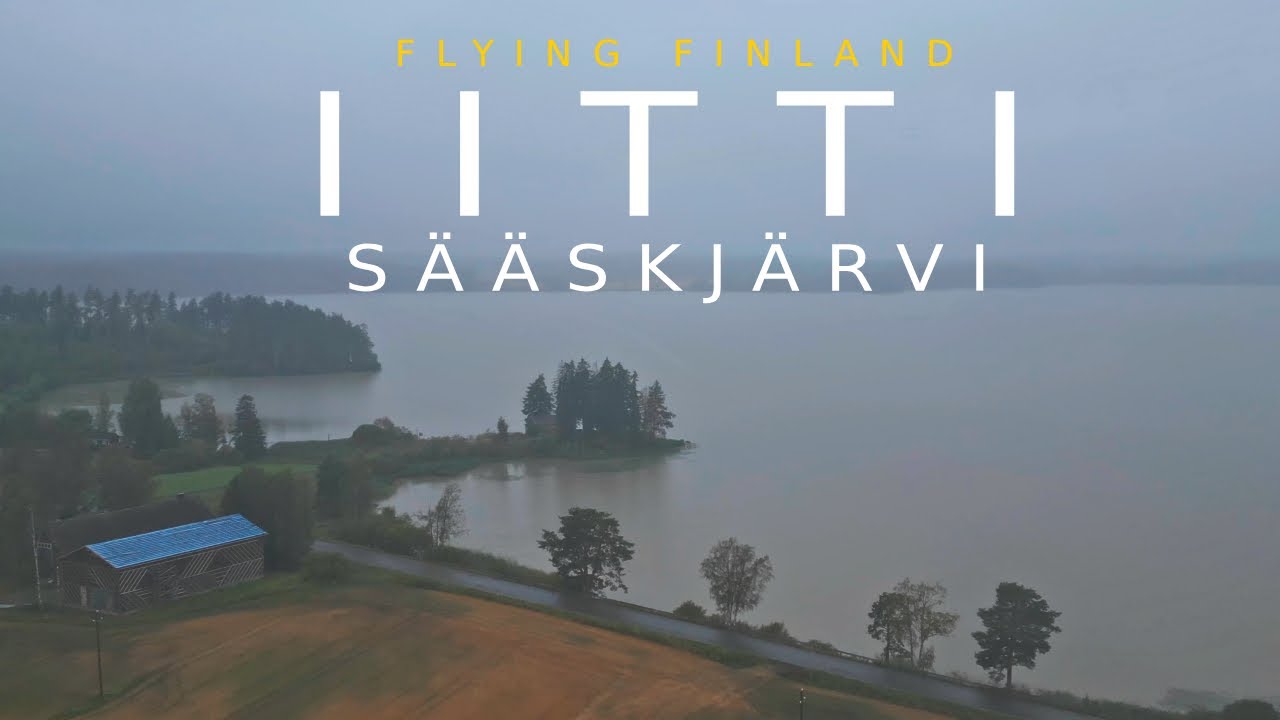 Flying Finland: S&auml;&auml;skj&auml;rvi Lake in Iitti, August 30th 2025 [4K] #slowtv