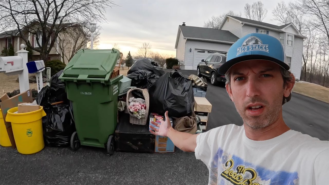 THEY ARE THROWING AWAY THE HOUSE! - Trash Picking Ep. 1050