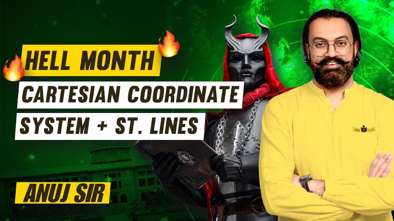 Hell Month - Cartesian Coordinate System + Straight Lines (2 D Geometry)