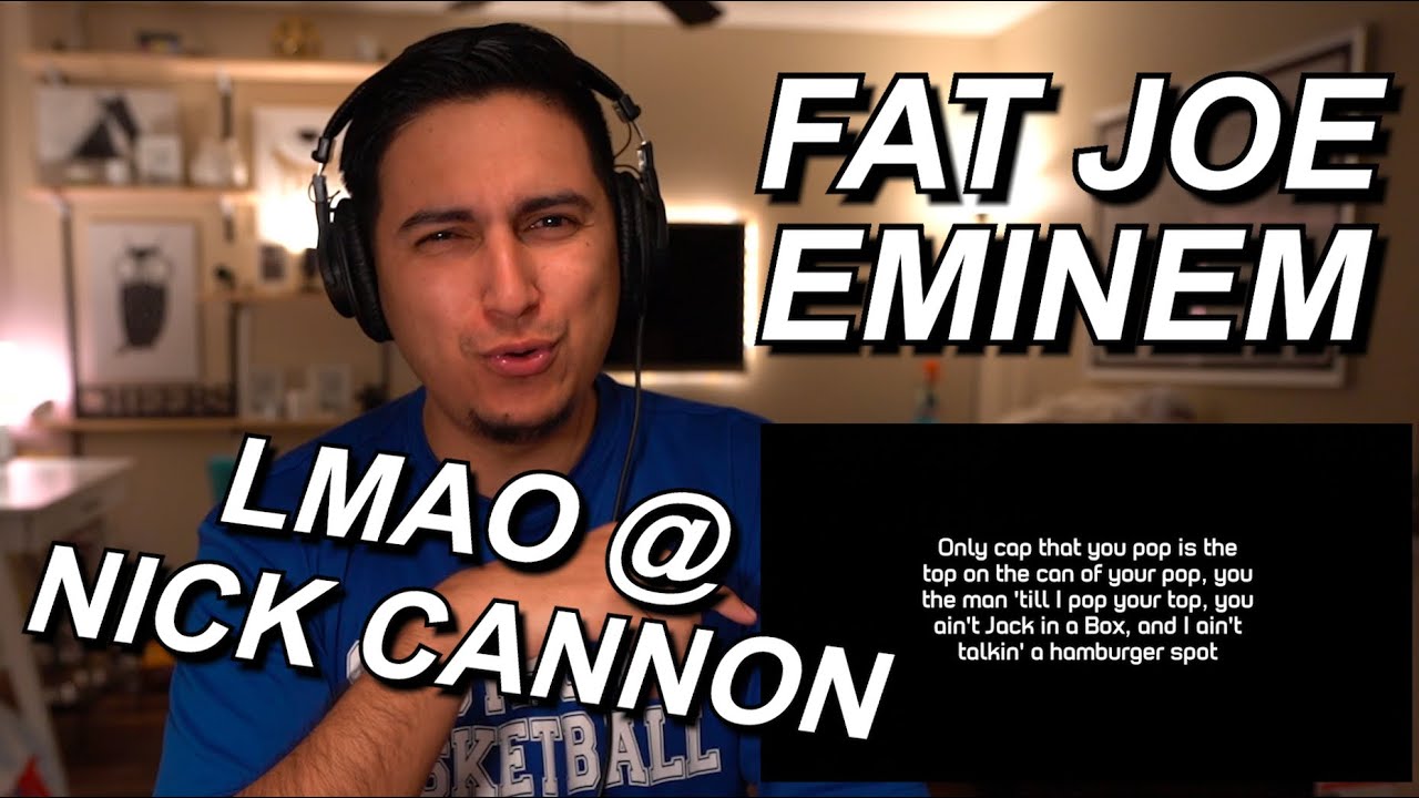 ГОСПОДИ НАД РЕАКЦИЕЙ!! | FAT JOE X EMINEM | НИК КЭННОН НИКОГДА НЕ НАУЧИТСЯ SMH