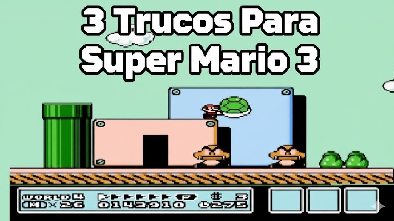 Super Mario Bros 3 💀 3 Trucos Fangame Secret All Exit 1988 (NES) Gameplay Mods Retro Gaming 4K