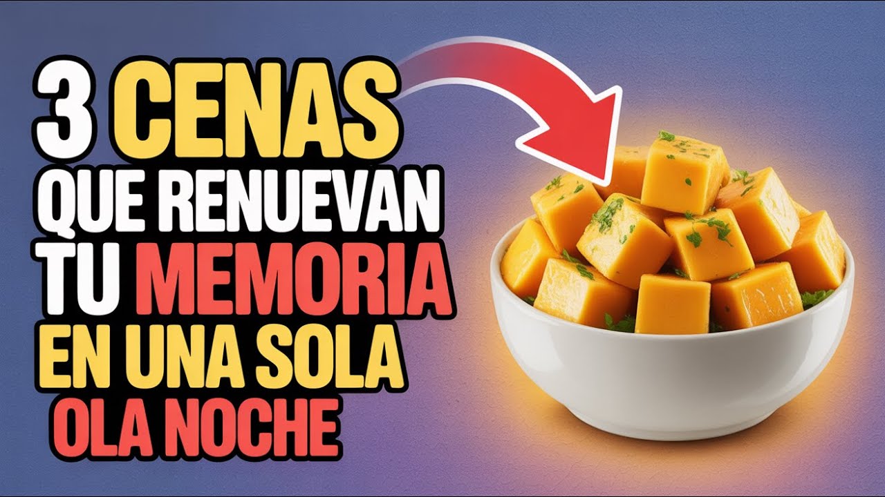 REVELADO: 3 Comidas INCREÍBLES que TRANSFORMAN tu Memoria y CALMAN tu Mente en Solo UNA Noche