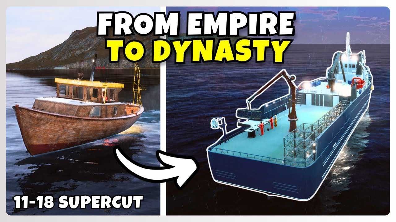 Massive Ships Turned My Fishing Empire Into A DYNASTY | Fishing Barents Sea Ep 11–18 Supercut