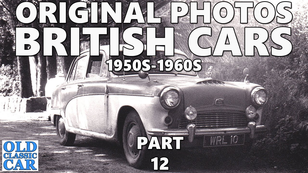 Original Photos of British Cars 1950s - 1960s Part 12 | Cars in the UK & overseas