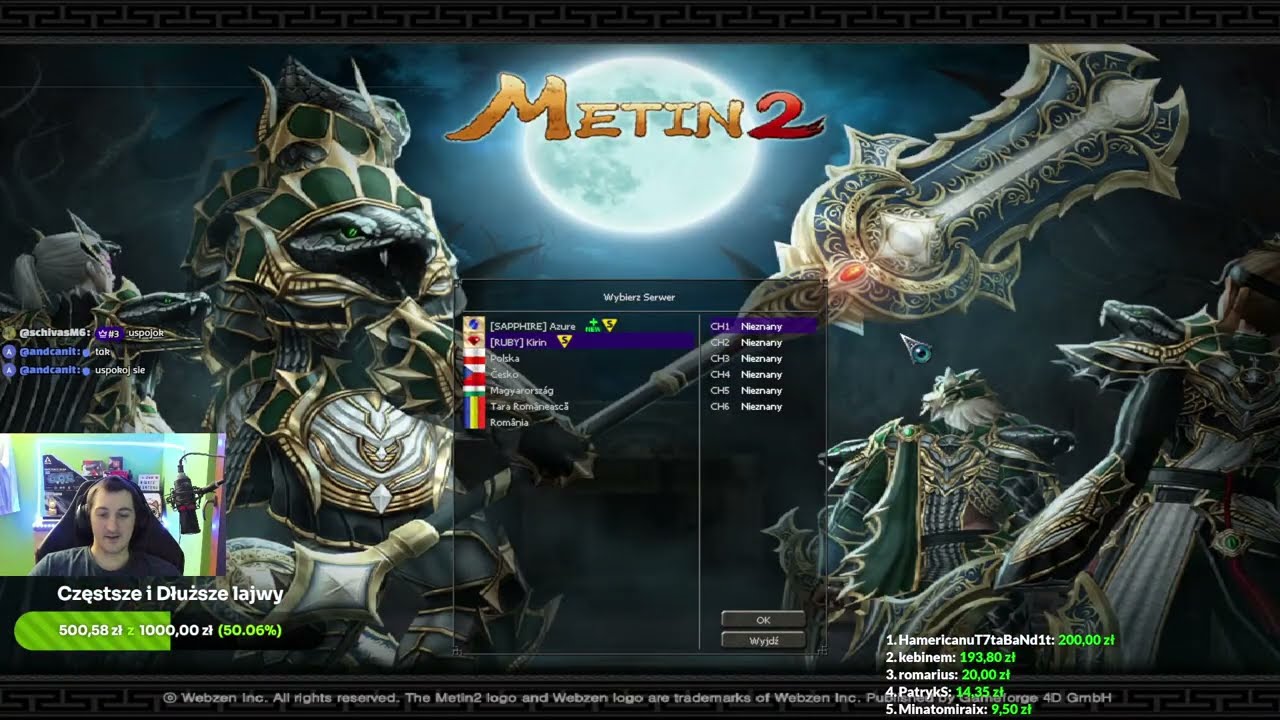 Metin2.PL (06.03.2026): Nykos / Aamon i Nezerath / Otchłań Chciwości #metin2 #rubykirin
