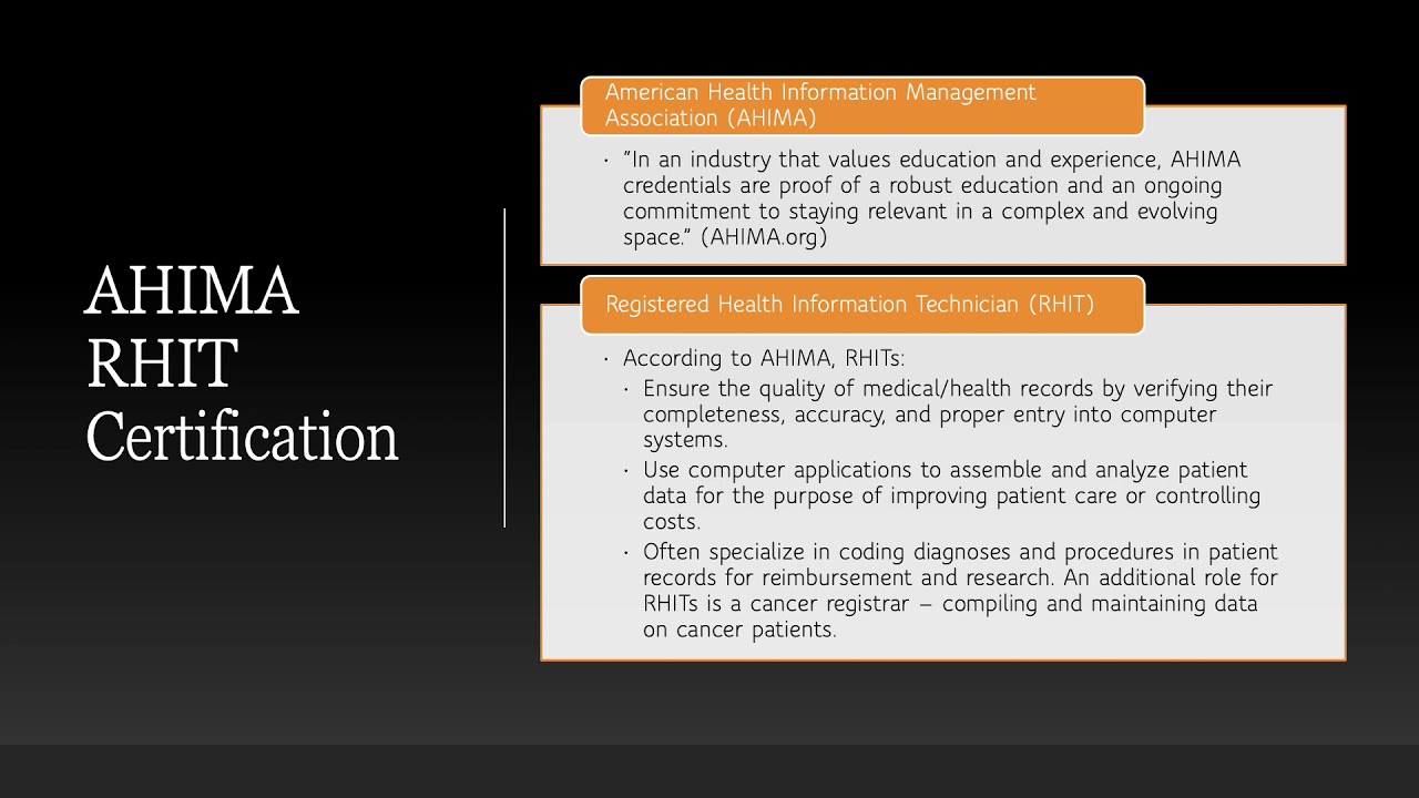 Health Information Technology-Data Management Presentation