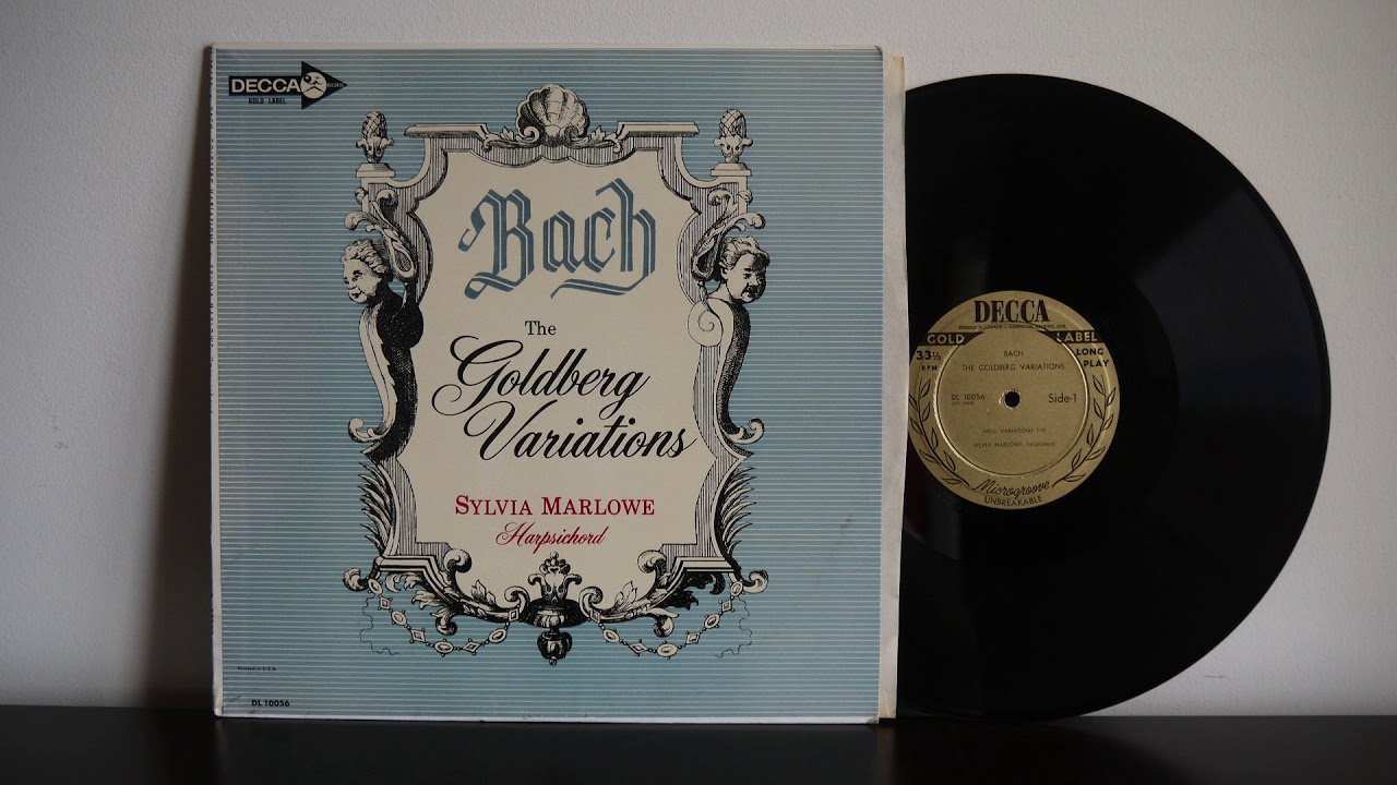 Bach, Sylvia Marlowe ‎– The Goldberg Variations Decca ‎– DL 10056