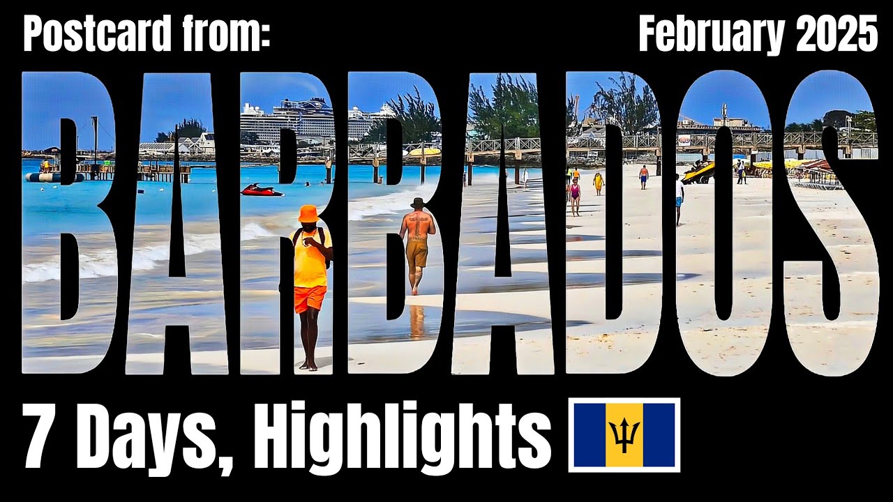 7 Days, Highlights of Barbados Feb 2025 #travel #barbados #rihanna