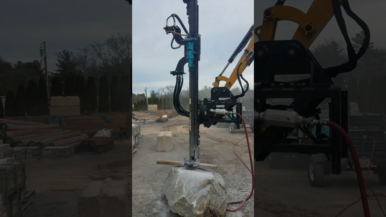 ExS83 Pneumatic/Hydraulic Excavator Mounted Rock Drill | WORD Rock Drills
