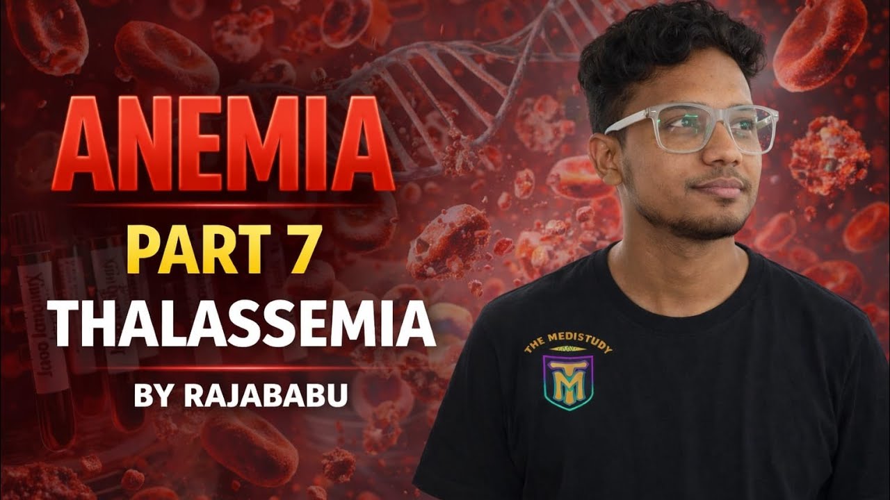 THALASSAEMIA//ANAEMIA PART 7 @themedistudy #medical 