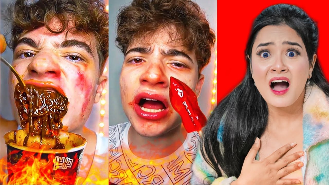 People Eating *Extremely* SPICY Food 🌶️ Gone Wrong 🔥🥵 * Epic Reaction *