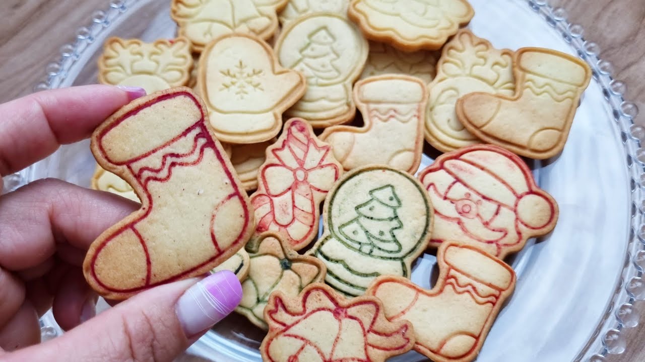 BISCOITOS NATALINOS CARIMBADOS fáceis e perfeitos pro Natal | sem batedeira