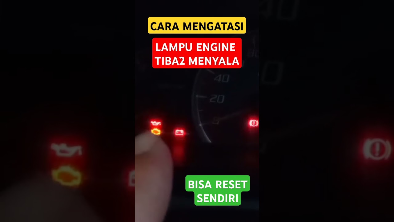 CARA MENGATASI LAMPU CEK ENGINE TIBA TIBA MENYALA I CARA RESET ECU SENDIRI TANPA ALAT SCANNER