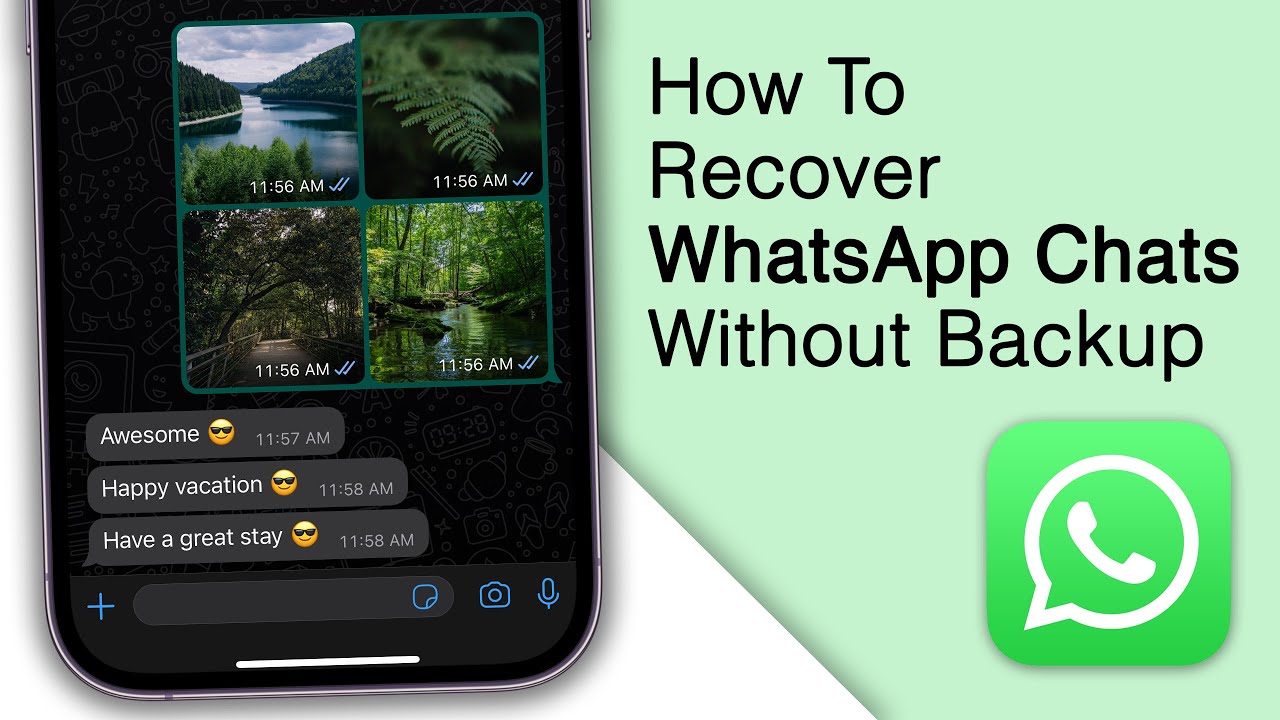 How to Recover Deleted WhatsApp Messages on iPhone [No Backup]