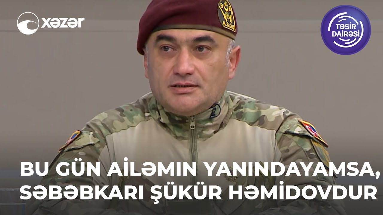 Mən Bu Gün Ailəmin Yanındayamsa Bunun Səbəbkarı Şükür Həmidovdu