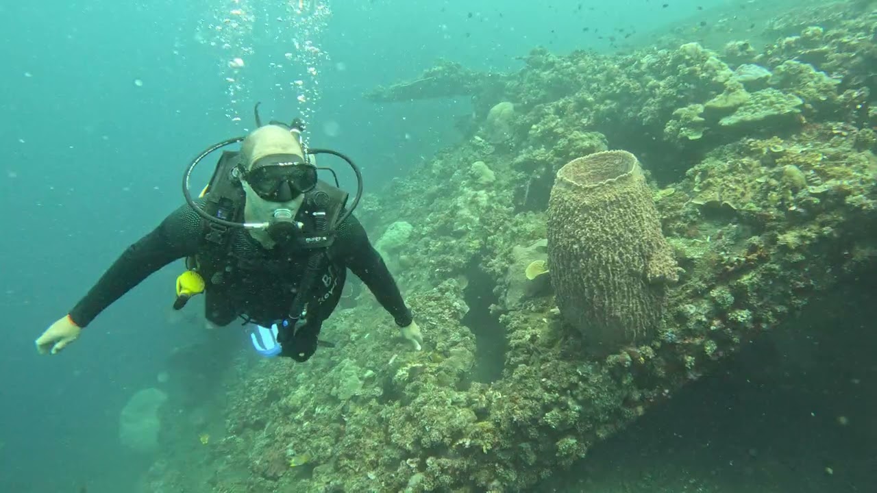 Diving the USAT Liberty wreck in Tulamben