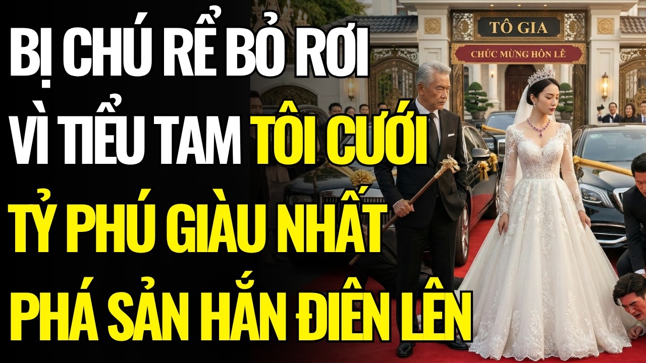 BỊ CHÚ RỂ BỎ RƠI VÌ TIỂU TAM NGAY NGÀY CƯỚI - TÔI CƯỚI LUÔN TỶ PHÚ GIÀU NHẤT -HẮN PHÁ SẢN HẮN SỢ RỒI