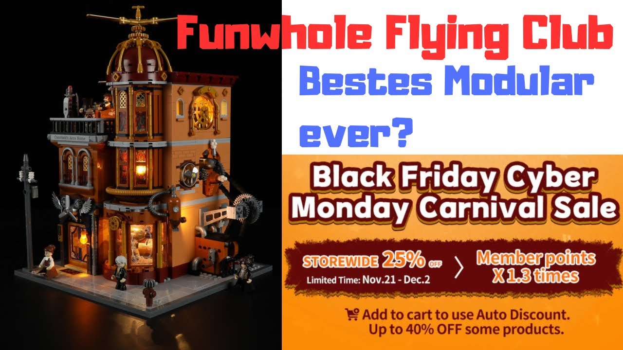 Funwhole F9050 Steampunk Flying Club - Europa-Premiere! Schaut Euch das 1. Review an! 20% BF-Rabatt
