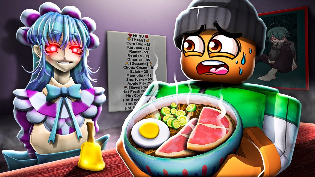 ROBLOX AMELIA'S CAFE.. (All Endings + Badges)