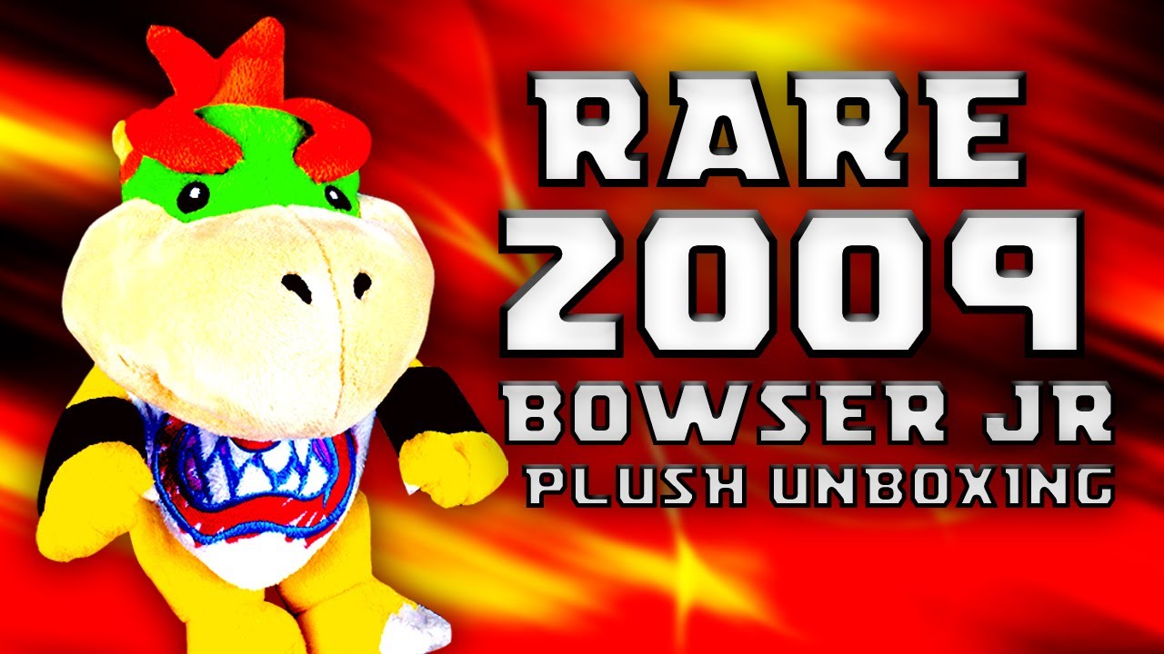 RARE 2009 Sanei Bowser Jr Plush Unboxing!