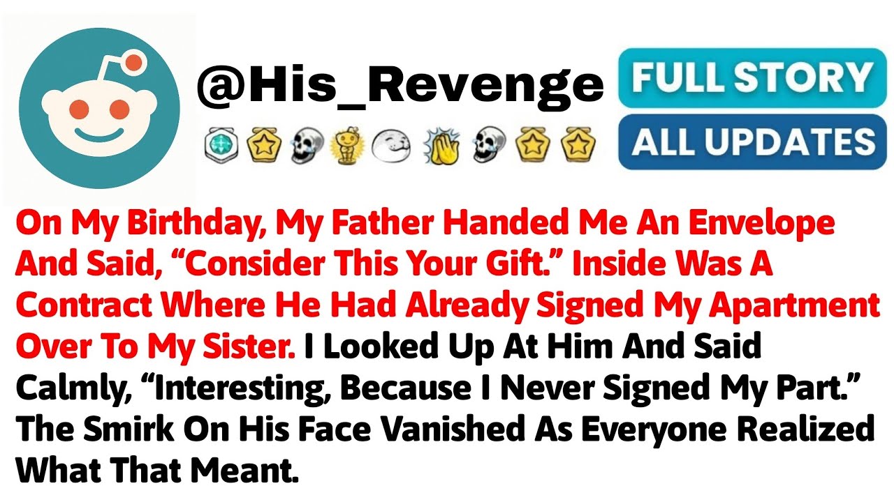 On My Birthday, My Father Handed Me An Envelope And Said, “Consider This Your Gift.” Inside Was A Co