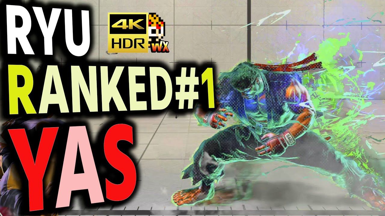 SF6: YAS  Ryu Ranked No1  VS Ken | sf6 4K Street Fighter 6 Season2