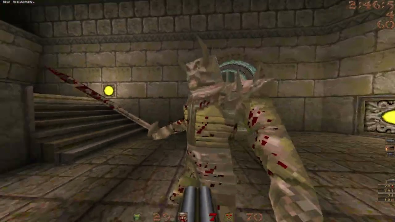 Quake - Nightmare 100% of d2m2 by Justin 'optic' Fleck in 7:36 (86s improvement)