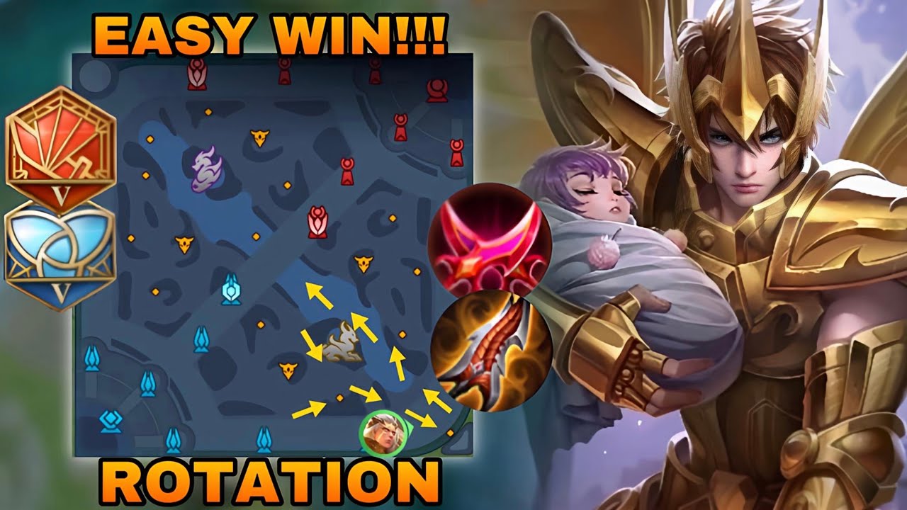 HOU YI ROTATION TO DOMINATE FARM LANE IN RANK! | HONOR OF KINGS HOU YI LEGEND GRANDMASTER GAMEPLAY!!