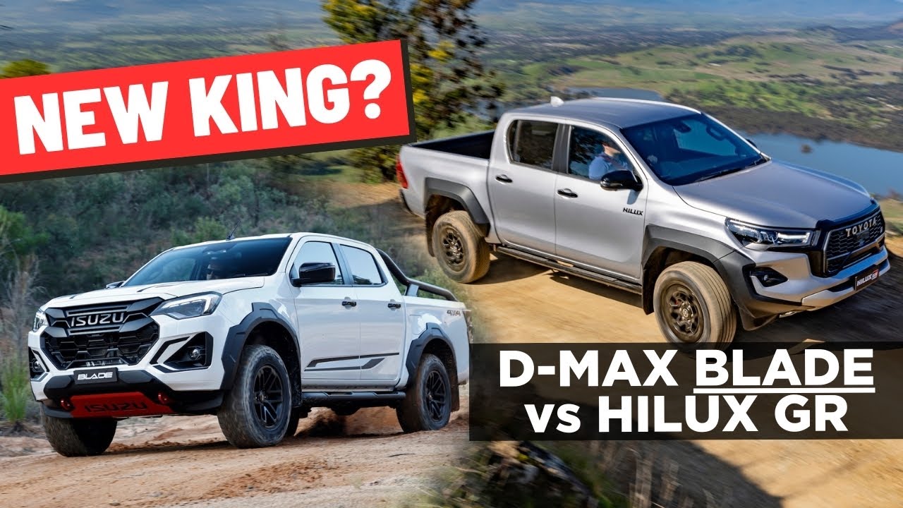 Isuzu D-Max Blade z 2025 roku kontra Toyota HiLux GR Sport: Por&oacute;wnanie