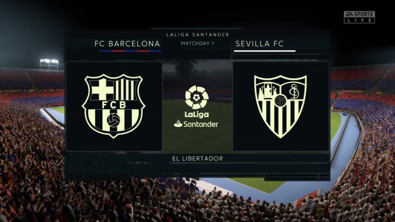 FIFA 20 | FC BARCELONA vs SEVILLA | LALIGA PS4
